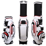 Túi Gậy Golf Da PU Fullset Nắp Cứng - PGM PU Leather Retractable Golf Bag - QB054