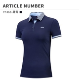 Áo Golf Nữ Ngắn Tay - PGM Women Golf Shirt - YF468