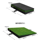 Thảm Tập Swing Golf Có Thể Điều Chỉnh Đổi Độ Dốc - Golf Swing Practice Mat with Adjustable Slope - PGM DJD041