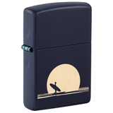 Hộp Quẹt Zippo 47213 Sun and Surf Design Navy Matte