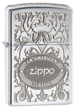 Zippo Gleaming Patina High Polish Chrome