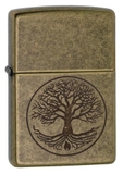 Zippo Tree of Life Antique Brass