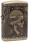 Zippo Steampunk 360 Multicut Antique Brass Armor