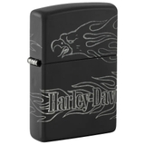 Hộp Quẹt Zippo 46310 Harley-Davidson® Black Matte With Chrome