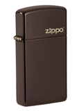 Zippo Slim® Brown Zippo Logo 49266ZL