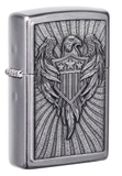 Zippo Eagle Shield Emblem Design 49450