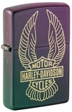 Hộp Quẹt Zippo 46859 Harley-Davidson® Winged Logo Design Iridescent