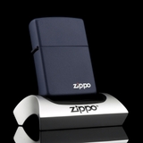 Zippo Logo Navy Matte 1991 VII Sơn Tĩnh Điện Xanh