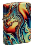 Bật Lửa Zippo 48612 Colorful Swirl Design Gitd