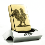 Zippo Gà Khắc Nổi 3D Tuổi Dậu