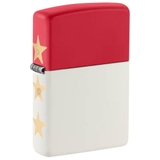 Hộp Quẹt Zippo 47295 250th Anniversary Collectible Red White Matte