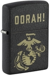 Hộp Quẹt Zippo 47087 U.S. Marine Corps Oorah Design Black Crackle