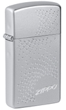 Hộp Quẹt Zippo 46271 Slim® Zippo Dot Design Auto Engrave Slim Satin Chrome
