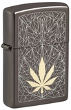 Bật Lửa Zippo 48384 Cannabis Black Ice Two Tone Design