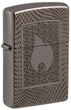 Bật Lửa Zippo 48569 Flame Pattern Design Armor Black Ice