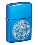 Hộp Quẹt Zippo 48798 Harley-Davidson®High Polish Blue