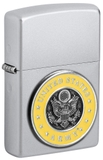 Hộp Quẹt Zippo 48977 United States Army® Emblem Art Satin Chrome