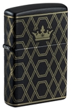 Hộp Quẹt Zippo 46684 Queen of Bud Geometric Design