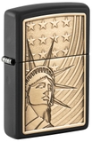 Hộp Quẹt Zippo 48921 Lady Liberty Emblem Matte