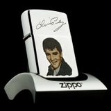 Zippo 1987 Elvis Presley Chrome Trơn