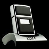 Zippo 1987 Ultralite Ốp Nổi Đen