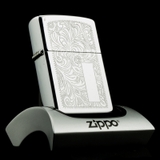 Zippo 1989 Venetian Hoa Văn Ý Chrome