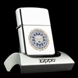 Zippo FBI Seal 2003 Huy Hiệu Cảnh Sát Điều Tra Liên Bang Mỹ Hiếm