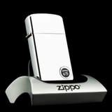 Zippo Slim High Polished Chrome 1960's Mộc Lồi Hiếm