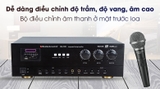 Amply Boston Acoustics BA100 -Kết nối Bluetooth, USB, SD Card, Optical và HDMI (ARC)