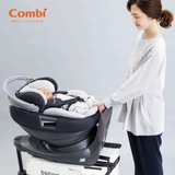 Ghế ngồi ô tô Combi THE S xoay 360° tiêu chuẩn mới bảo vệ bé toàn diện (0-4Y)