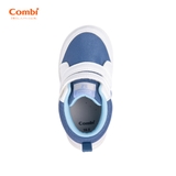 Giày cao cổ Combi S-Go đế định hình chống bàn chân bẹt 24AW03 màu xanh trắng