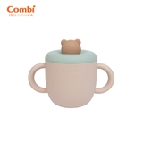 Bộ ăn dặm Combi silicone platinum hình gấu