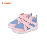 Giày cao cổ Combi S-Go đế định hình chống bàn chân bẹt 24AW03 màu hồng xanh