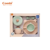 Bộ ăn dặm Combi silicone platinum hình gấu