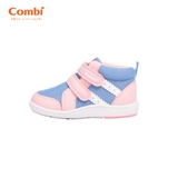 Giày cao cổ Combi S-Go đế định hình chống bàn chân bẹt 24AW03 màu hồng xanh