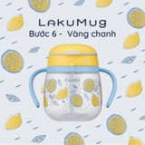Bình nước Combi LakuMug bước 6 dung tích 240ml Vàng chanh