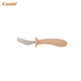 Hộp thìa dĩa Combi silicone platinum màu hồng
