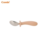 Hộp thìa dĩa Combi silicone platinum màu hồng