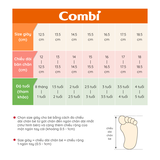 Giày Combi S-Go – Hỗ trợ phát triển bàn chân C2501 màu xanh
