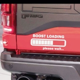 Decal Boost Loading dán trang trí xe