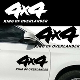 Tem Decal dán 4 X 4 KING OF OVERLANDER trang trí xe