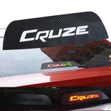 Decal carbon dán trang trí đèn phanh kính sau xe ô tô Chevrolet Cruze