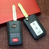 Vỏ chìa khóa xe ô tô KIA 3 nút bấm - Khắc laser Miễn Phí theo yêu cầu