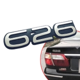 Tem logo chữ nổi 626 dán đuôi xe Mazda