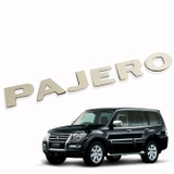 Tem logo chữ nổi PAJERO dán đuôi xe P2