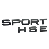 Logo Chữ nổi SPORT HSE dán trang trí  đuôi xe