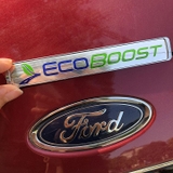 Tem logo nổi EcoBoost gắn trang trí đuôi xe Ford ECO BOOST