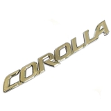 Tem logo chữ nổi COROLLA dán trang trí xe