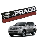 Tem Logo chữ nổi Land Cruiser Prado dán đuôi xe