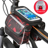 Túi treo sườn xe đạp thể thao chống nước, cảm ứng điện thoại tặng kèm túi trùm đi mưa